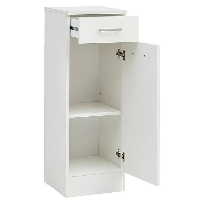 Schildmeyer Lorenz Unterschrank - 30 x 32 x 92 cm, Perlweiß - Detailaufnahme