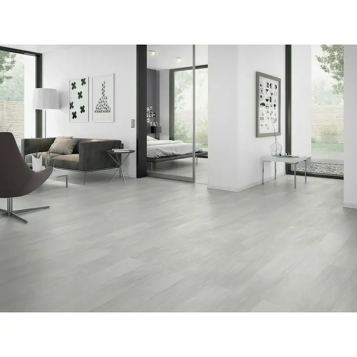 Classen Vinylboden GreenVinyl Pinie Weiß - 1.290 x 173 x 4 mm, Landhausdiele - Stimmungsaufnahme