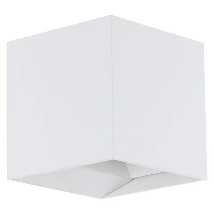 Eglo Aplique exterior LED Calpino - 3,3 W, 10,5 x 10,5 x 10,5 cm, Blanco, IP54
