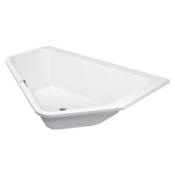 Duravit Badewanne Paiova 5 - 177 x 130 cm, Raumecke Rechts, Sanitäracryl, Weiß - Vorderansicht