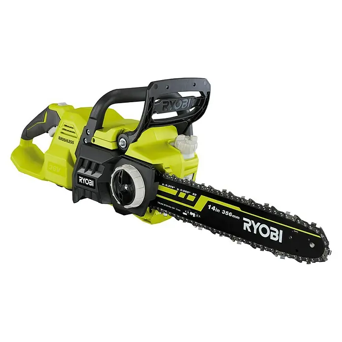 Ryobi Akku-Kettensäge RY36CSX35A-0 - 36 V, Ohne Akku, Schwertlänge: 35 cm - Rechte Seitenansicht