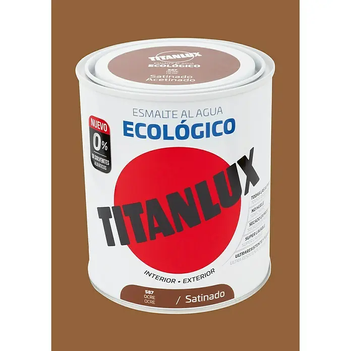 Titanlux Esmalte de color Eco - Ocre, 250 ml, Satinado