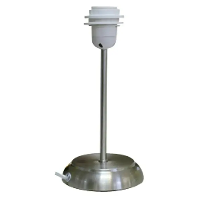 Idp Lampshades Lámpara de sobremesa Nicole - 60 W, L x An x Al: 12,5 x 12,5 x 25 cm, Níquel, E27