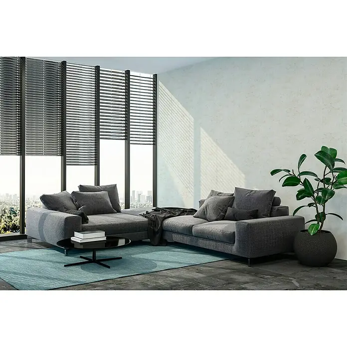 AS Creation New Walls Vliestapete Used Wall - Creme, Betonoptik, 10,05 x 0,53 m - Stimmungsaufnahme