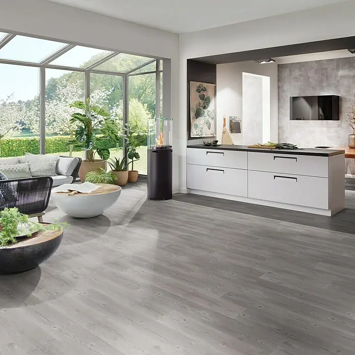 b!design Podna vinilna obloga - 1.220 x 181 x 3,8 mm, Rustikalni pod
