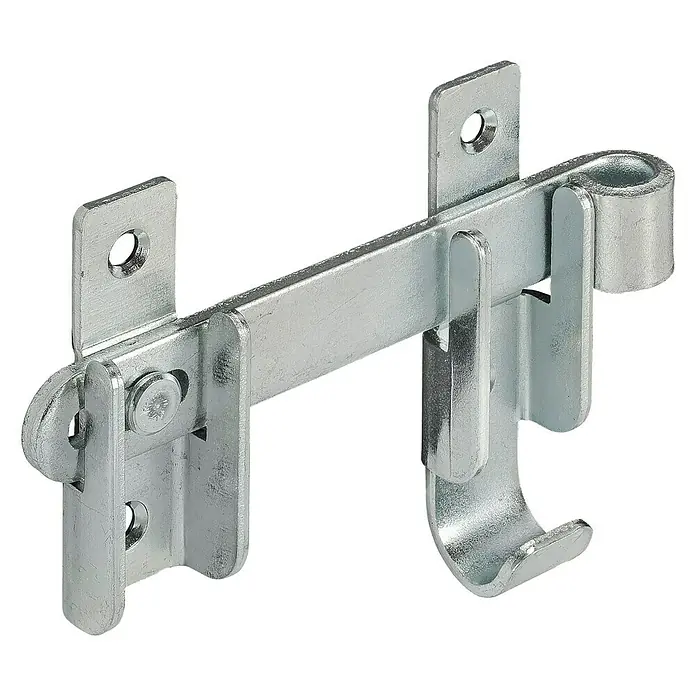 Stabilit Okretni zasun za ogradu - Š x V: 120 x 65 mm, Pocinčano - Pogled sprijeda