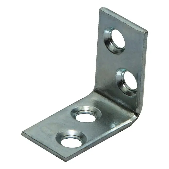 Stabilit Kutnik za stolice - 50 x 15 x 50 mm, 1 Kom., Čelik, Pocinčano - Pogled sprijeda