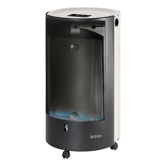 Gasheizer Blue Flame Premium+ - 4,2 kW, Ohne Thermostat, Weiß - Vorderansicht