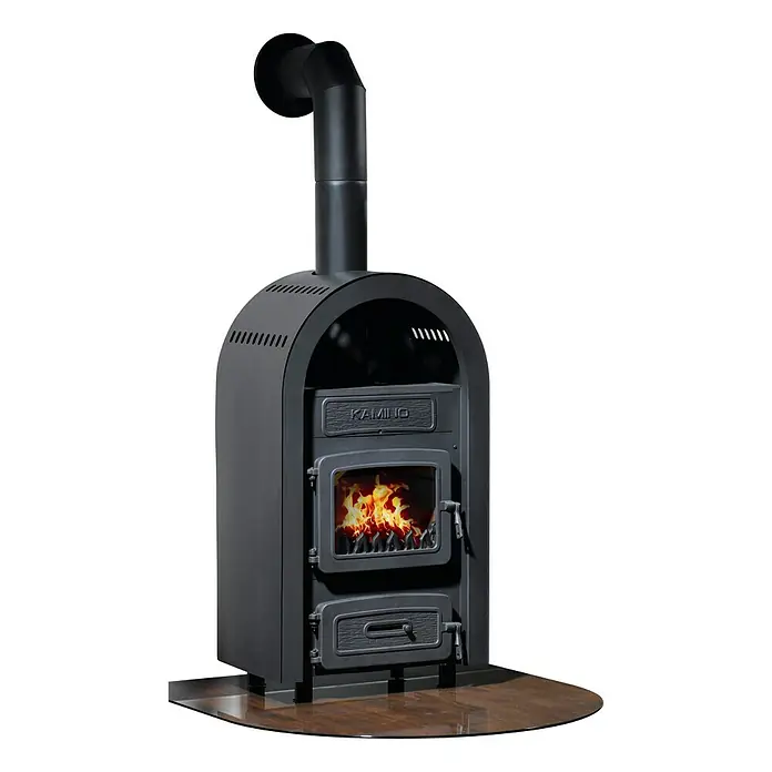 Wamsler Werkstattofen Kamino - 6 kW, Raumheizvermögen: 114 m³, Schwarz - Stimmungsaufnahme