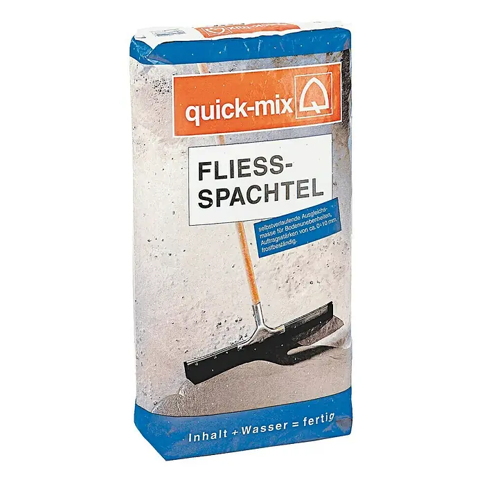 Quick-Mix Fließspachtel - 8 kg, Schichtdicke: 2 - 10 mm