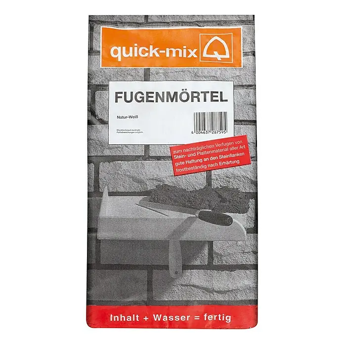 Quick-Mix Fugenmörtel FM - Weiß, 10 kg