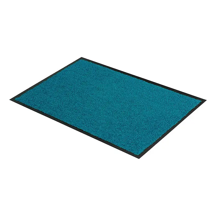 Astra Schmutzfangmatte Diamant - Uni, Türkis, 60 x 80 cm, Material Nutzschicht: 100 % Polyamid