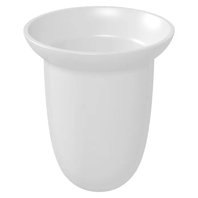 Camargue Posuda za četku za WC Orly/Rochelle - Staklo, Mat - Pogled sprijeda