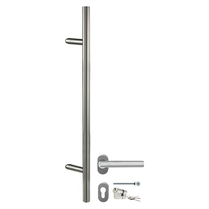 Solid Elements Aluminiumhaustür AF-400 - 110 x 210 cm, DIN Anschlag: Links - Detailaufnahme