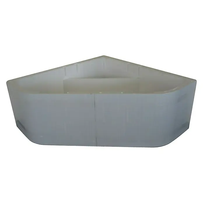 Ottofond Badewannenträger Valletta - Passend für: Ottofond Eckbadewanne Valletta 140 x 140 cm - Vorderansicht