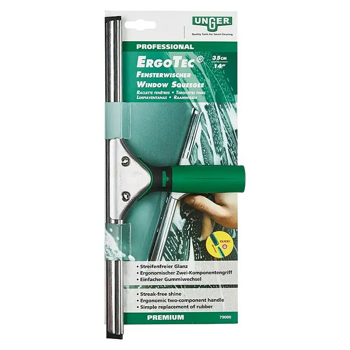 Unger Professional Brisač stakla za prozore - Širina: 35 cm, Plastika/guma/aluminij - Pogled sprijeda