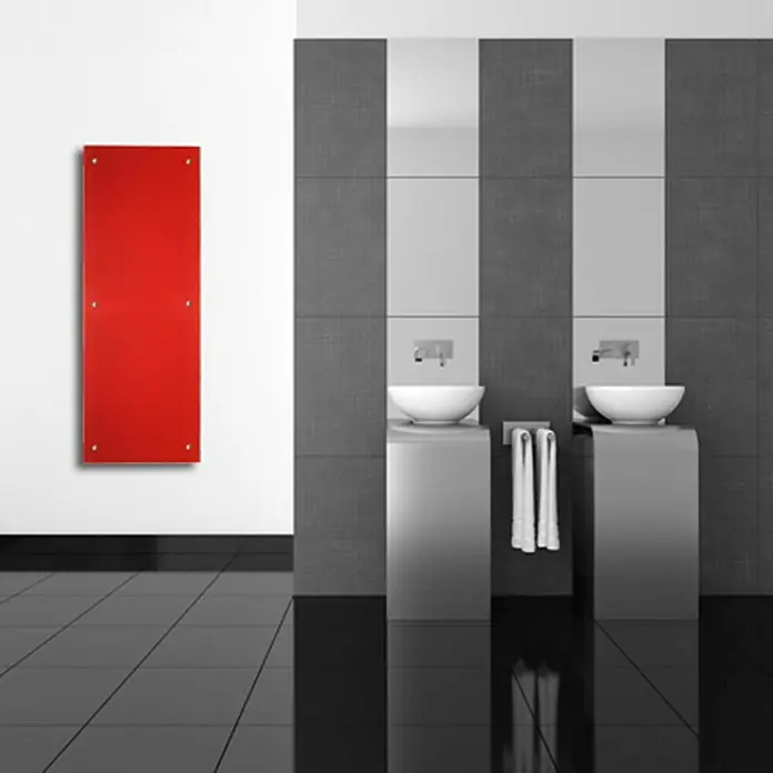 Admiral Infrarot-Glasheizkörper - 45 x 120 cm, 850 W, Rot - Stimmungsaufnahme
