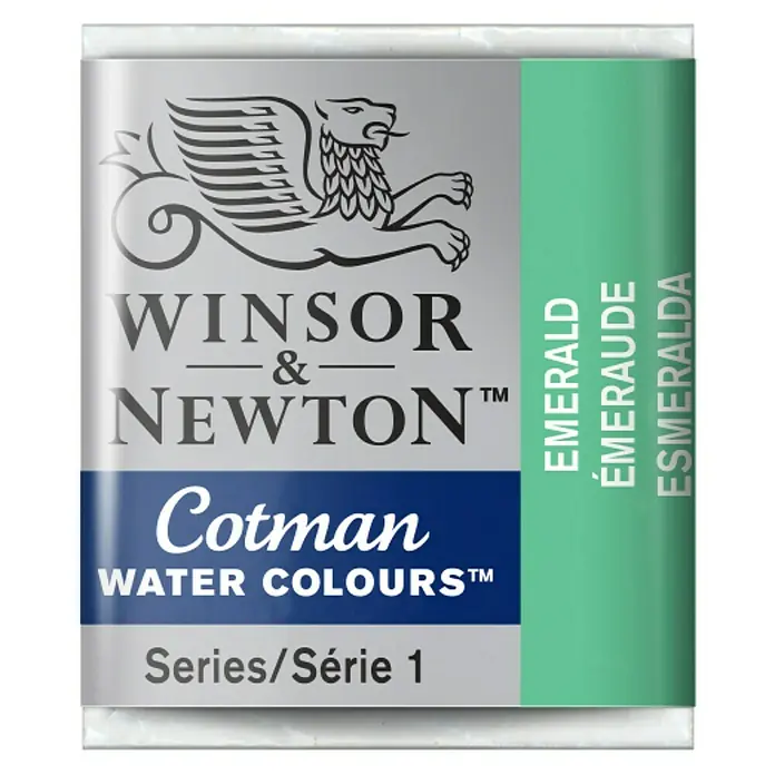 Winsor & Newton Cotman Aquarelverf - Emerald, Pot - Vooraanzicht