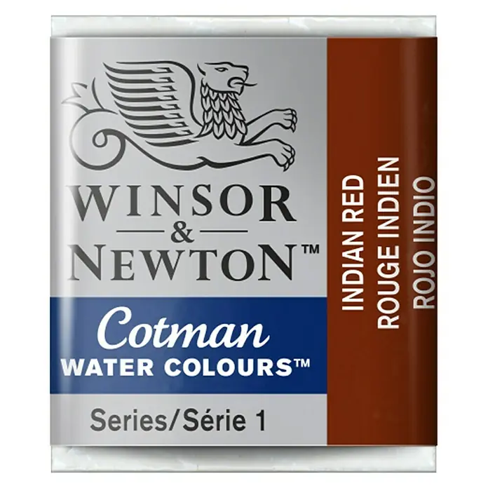 Winsor & Newton Cotman Aquarelverf - Indian Red, Pot - Vooraanzicht