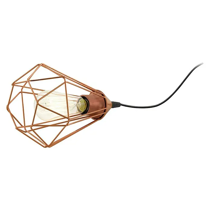 Eglo Tarbes Tischleuchte - 60 W, L x B x H: 26,5 x 26,5 x 17,5 cm, Kupfer, E27