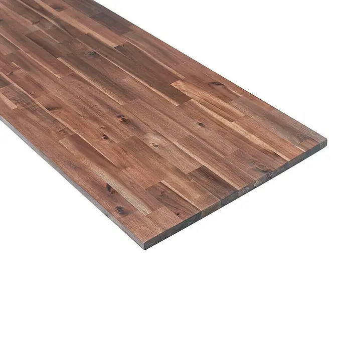 Exclusivholz Radna ploča od masivnog drva - Akacija, Premazana pigmentiranim uljem, 260 x 63,5 x 2,6 cm - Pogled sprijeda