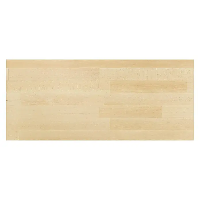 Fontanot Mittelholmtreppe Mas 030 - Breite: 85 cm, Weiß, 2/4-gewendelt, Farbe Stufen: Buche Natur, Geschosshöhe: 186 cm - 286 cm