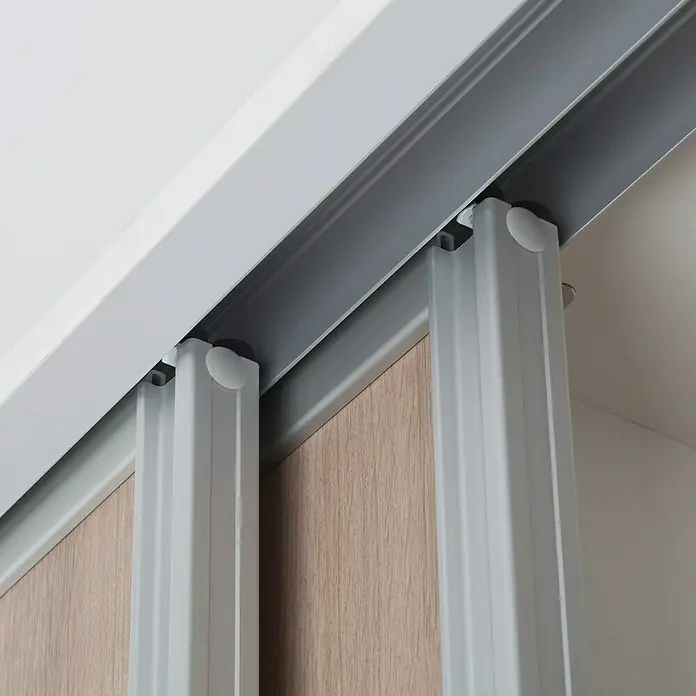 Room Plaza Easy Schienen-Bau-Set Room Plaza - Passend für: Room Plaza Schiebetür-Bauset Easy, 2.488 mm, Silber - Detailaufnahme