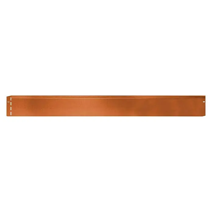 Bellissa Rasenkante Corten - Rost, 118 x 20 cm - Vorderansicht