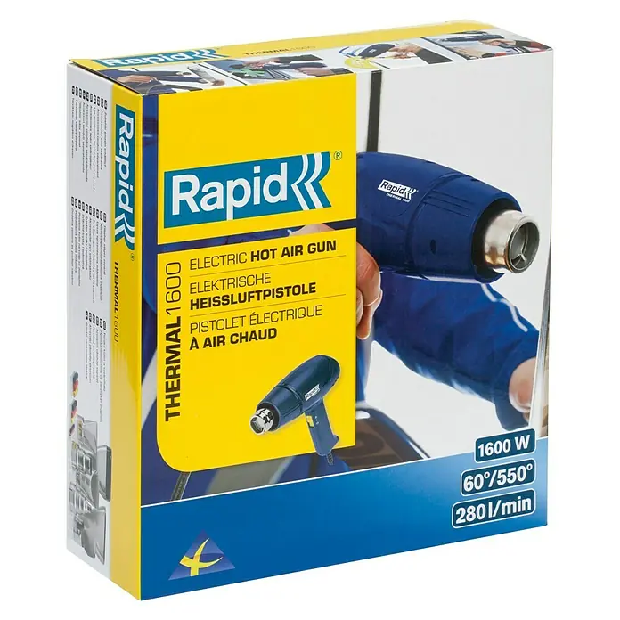 Rapid Heißluftgebläse Thermal 1600 - 1.600 W, Temperaturbereich: 60 °C - 550 °C