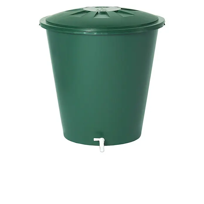 Garantia Basic Line Bačva za kišnicu - 210 l, Zelene boje - Pogled sprijeda