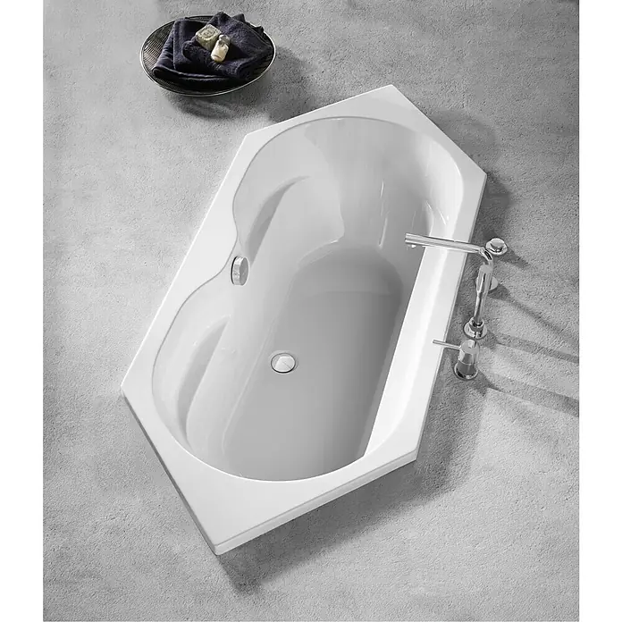 Camargue Badewanne Sete - L x B: 190 x 80 cm, Sanitäracryl