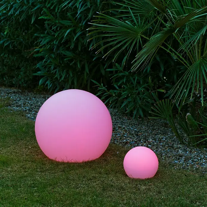 New Garden Design-Außenleuchte Buly 50 - Durchmesser: 50 cm, E27, IP65 - Stimmungsaufnahme