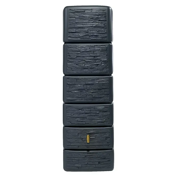 4rainz Wandtank Slim Stone - Anthrazit, 300 l