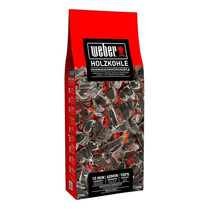 Weber Grill-Holzkohle - 10 kg - Vorderansicht