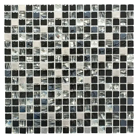 Mosaikfliese Quadrat Crystal Mix XCM M780