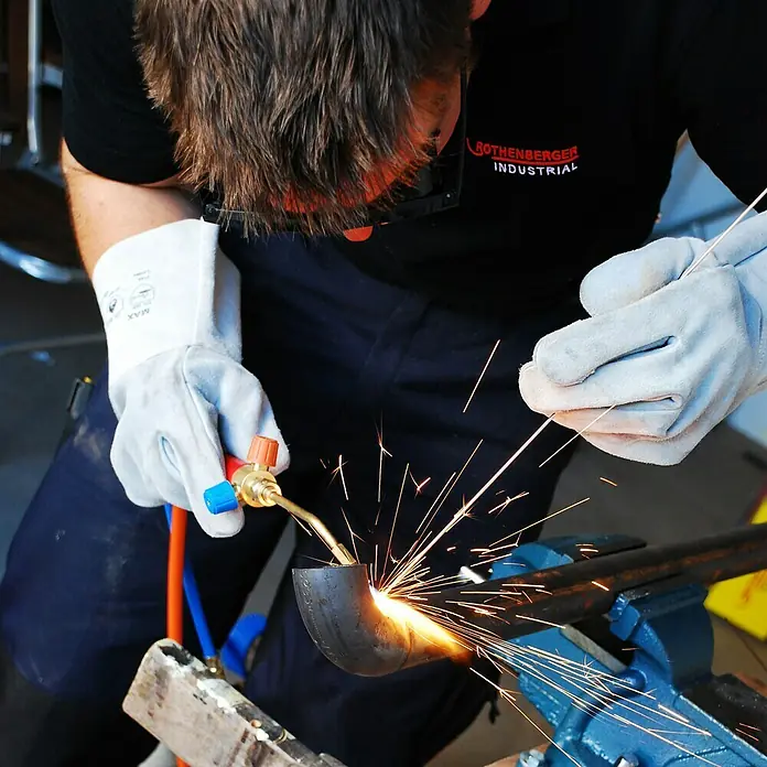 Rothenberger Industrial Uređaj za autogeno zavarivanje ROXY KIT Plus - 1.250 °C - Pogled sprijeda