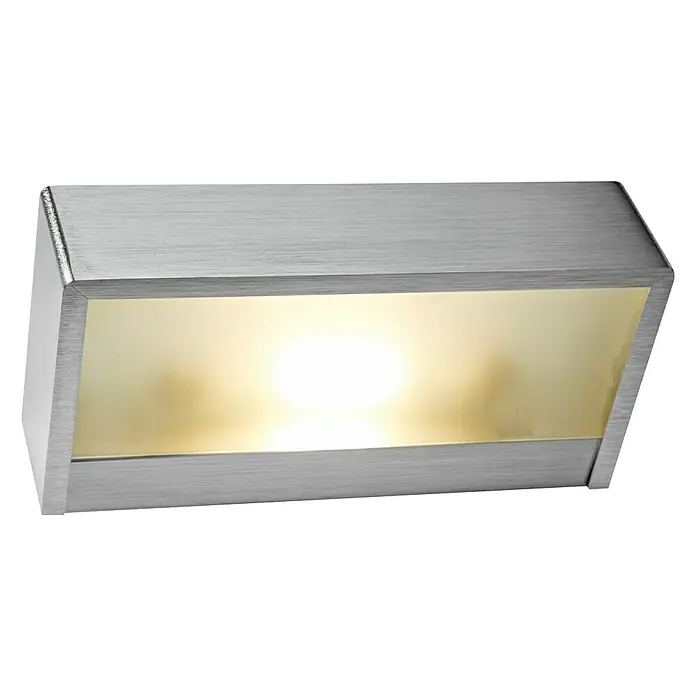 Voltolux Avellino Aplique de pared - 120 W, L x An x Al: 12 x 25 x 6 cm, Aluminio, R7s
