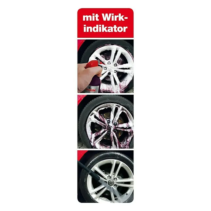 Nigrin Performance Felgenreiniger - 500 ml - Anwendungsbeispiel