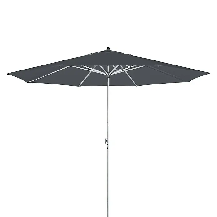 Doppler Sonnenschirm Active Teleskop - Anthrazit, Durchmesser: 333 cm