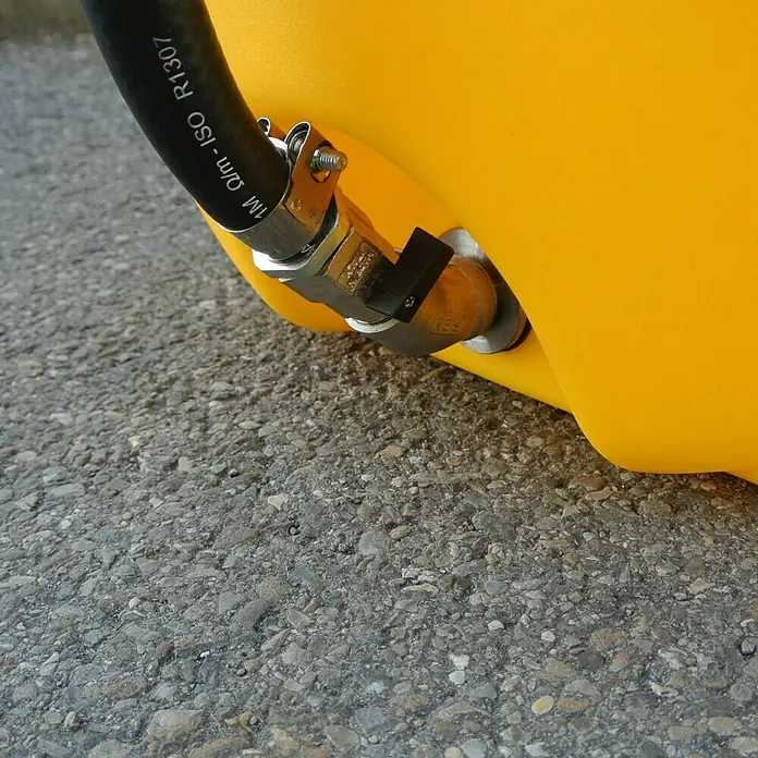 Kraftstofftrolley - Geeignet für: Diesel, Fassungsvermögen: 55 l - Detailaufnahme