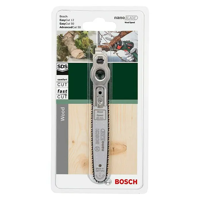 Bosch List pile NanoBlade Wood Speed - Duljina reza: 65 mm, Područje primjene: Drvo - Pogled sprijeda