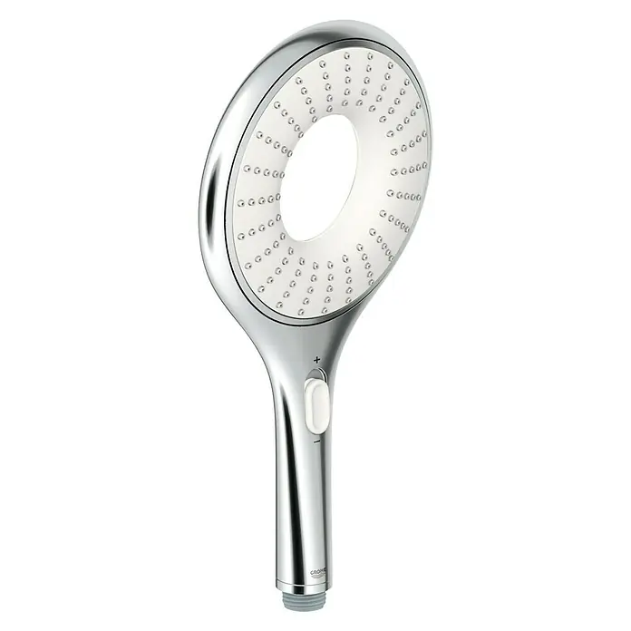 Grohe Handbrause Rainshower Icon 150 - Anzahl Funktionen: 2 Stk., Durchmesser: 15 cm, Marmor - Vorderansicht