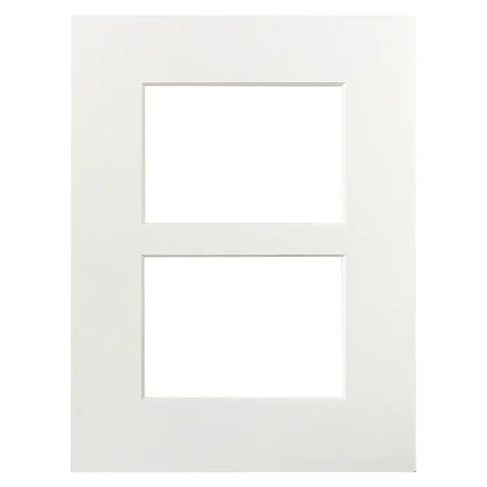 Nielsen Paspartu - Antički bijele boje, D x Š: 40 x 30 cm, Format slike: 2 slike à 13 x 18 cm - Pogled sprijeda