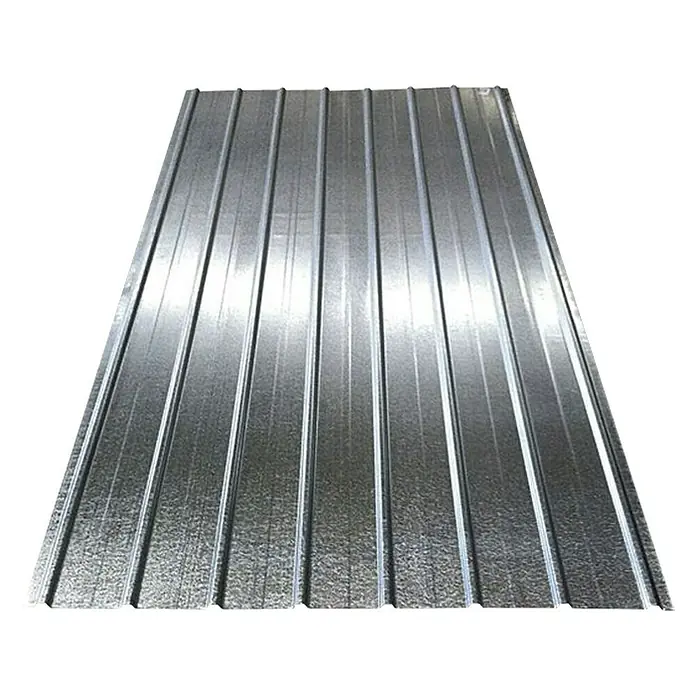 Probau Dachblech Schwallblech PP12 - 200 cm x 90,5 cm x 0,4 mm, Natur - Vorderansicht