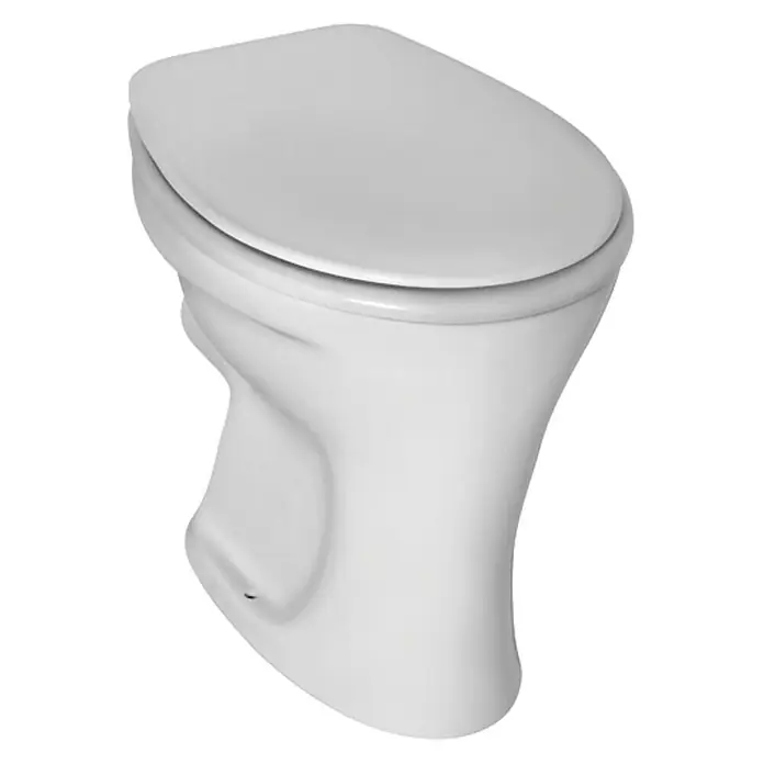Ideal Standard Stand-WC Eurovit - Spülform: Flach, WC Abgang: Waagerecht, Weiß