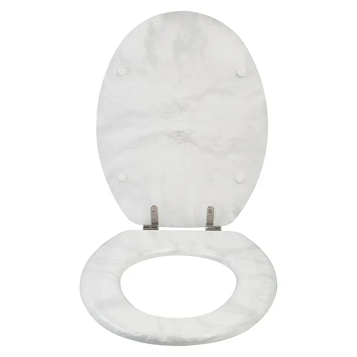 Rosto WC-Sitz Europa Top - Holz, Grau, Marmor
