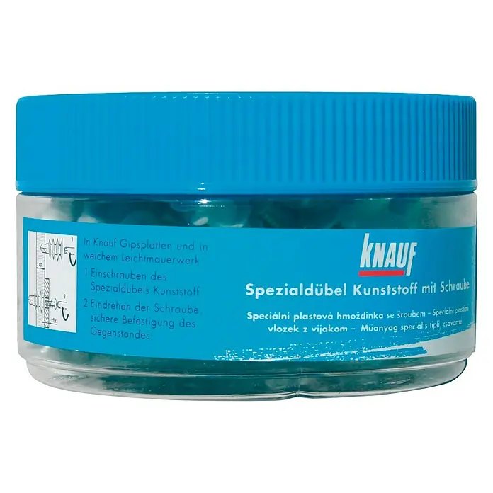 Knauf Schrauben- & Dübelsortiment - 45 Stk.