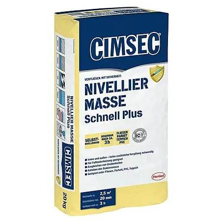 Cimsec  Nivelliermasse Schnell Plus