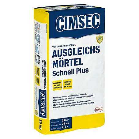 Cimsec  Ausgleichsmörtel Schnell Plus