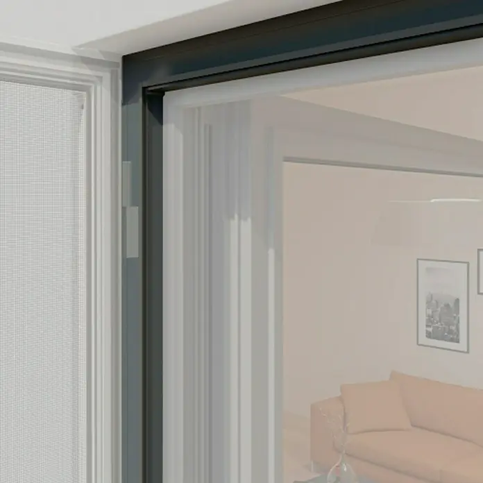 Windhager Insektenschutz-Türrahmen Montagerahmen Z14 - 2 x 245 cm, Anthrazit